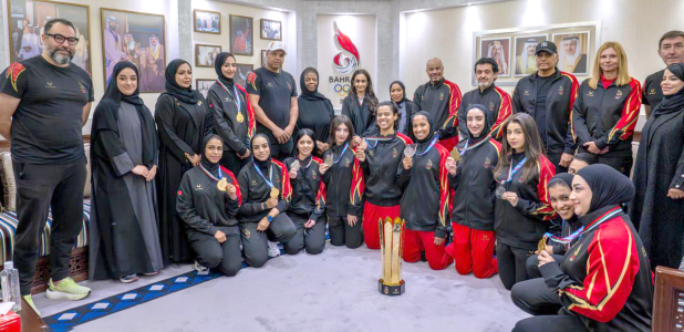 Bahrain women’s success in Arab tournament praised